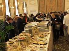 Business lunch in the Corinthia Ballroom at PHARM Connect