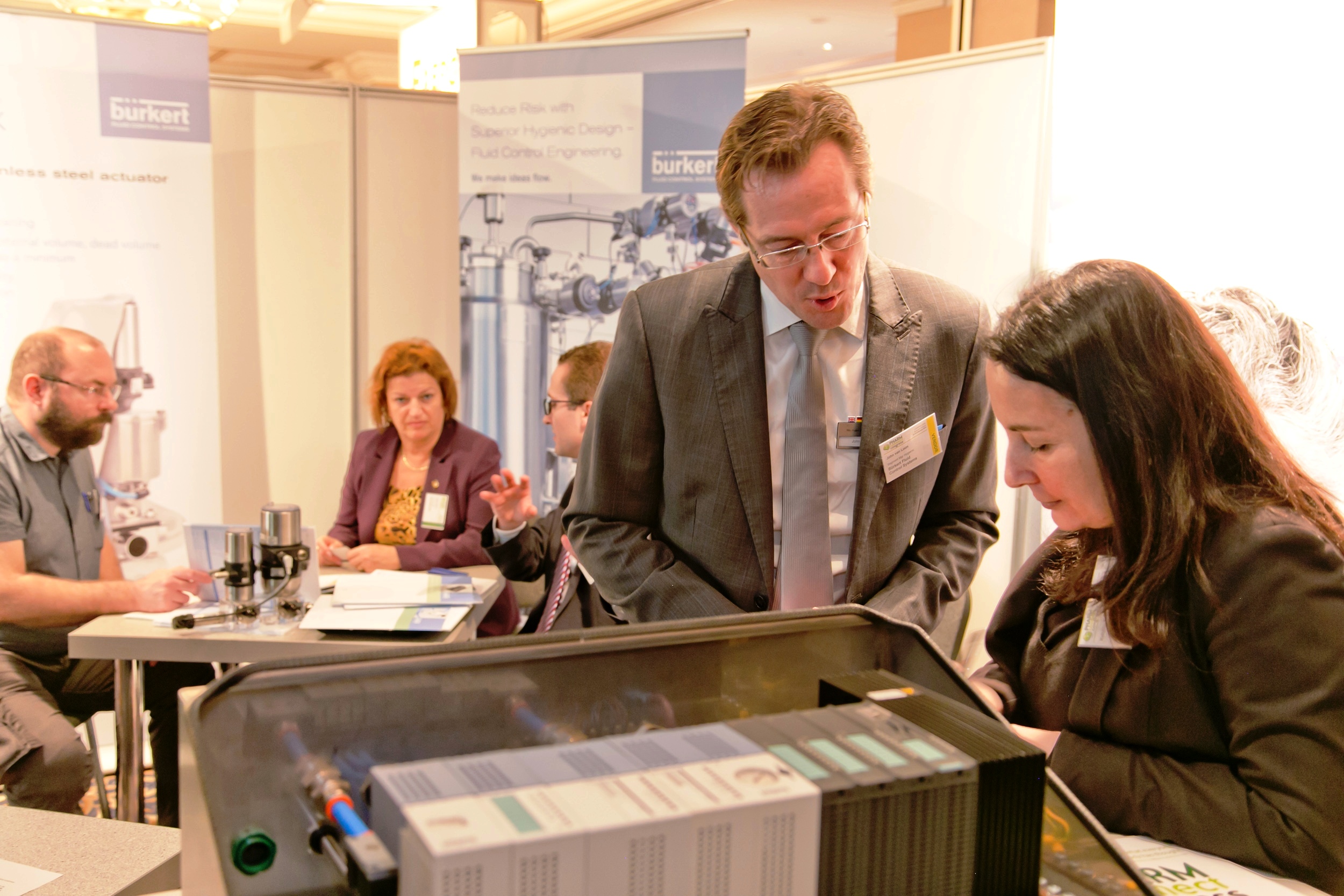 One-to-one meeting with Bürkert Fluid Control Systems at PHARM Connect 2015 One-to-one meeting with Bürkert Fluid Control Systems at PHARM Connect 2015